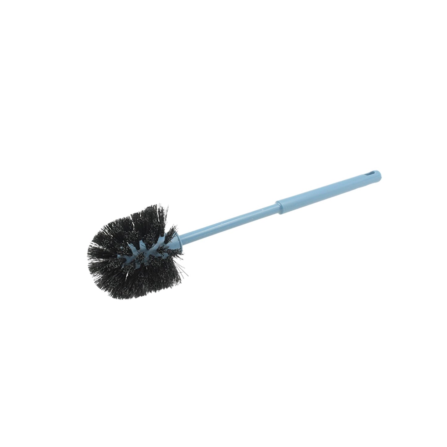 Toilet brush with ergonomic handle for easy use