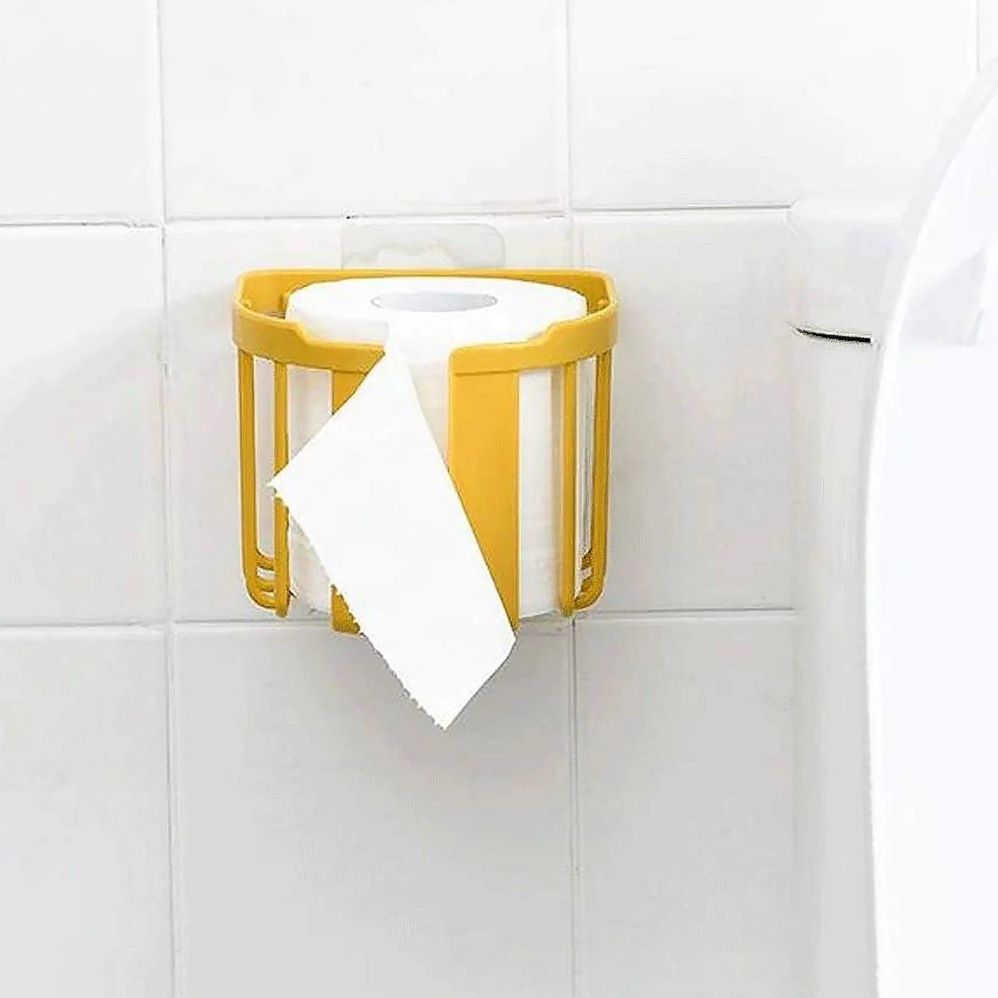 Toilet Paper Holder Bathroom, Tissue Roll Wall Mounted Plastic Bathroom Toilet Paper Roll Holder, Tissue Holder With Storage And Dispenser For Bathroom, Kitchen, Washroom 