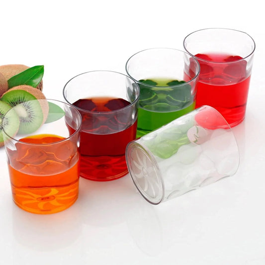 Magic Glass Clear Glass Bubble Water Juice Glasses (6 Pcs Set)